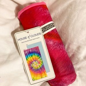 Beach Towel -sand free - Tie dye- House of Clouds -microfiber